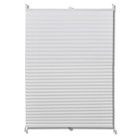 Store plissé 40x125 cm blanc