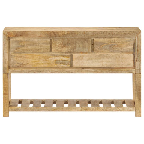 Buffet 120 x 30 x 75 cm bois de manguier massif