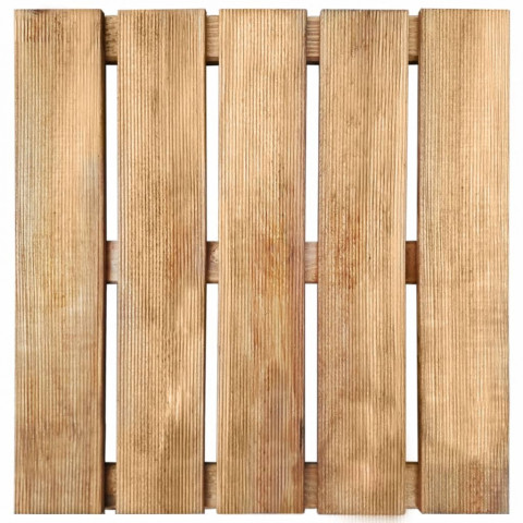 Dalles de terrasse  50x50 cm bois - Couleur et nombre pièces au choix