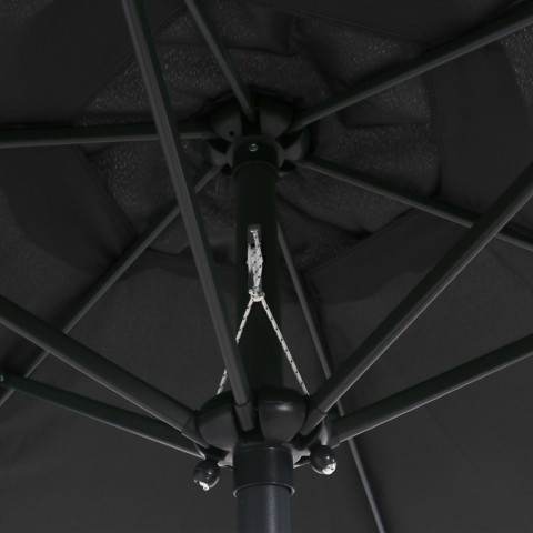 Parasol Anthracite 200x211 cm Aluminium