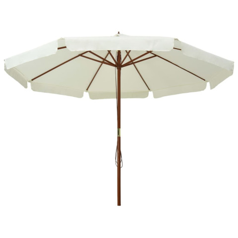 Parasol avec mât en bambou 330 cm - Couleur au choix