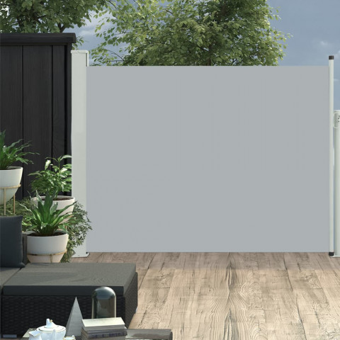 Auvent latéral rétractable de patio 140x500 cm - Couleur au choix