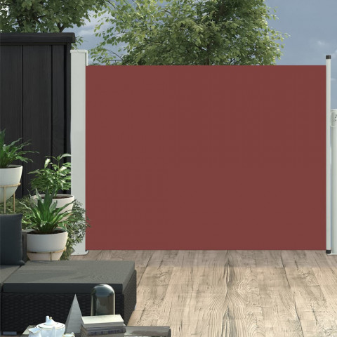 Auvent latéral rétractable de patio 140x500 cm - Couleur au choix