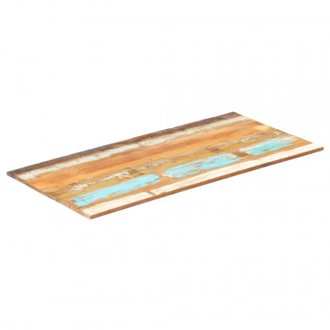 Dessus de table carré bois de récupération - Dimensions au choix