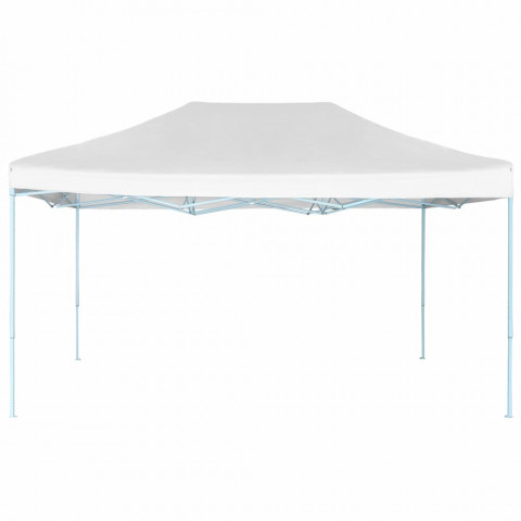 Tente de réception pliable professionnelle 3x4 m Acier Blanc