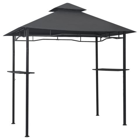 Belvédère de barbecue 240x150x255 cm anthracite acier