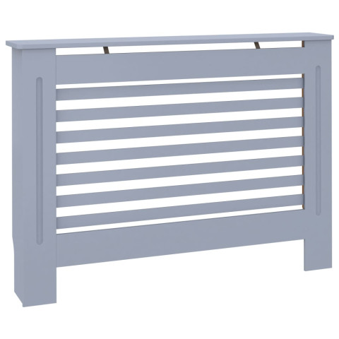 Cache-radiateur anthracite 112x19x81,5 cm mdf