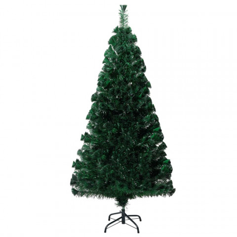 Sapin de Noël artificiel avec support Vert 150 cm Fibre optique