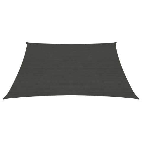 Voile d'ombrage 160 g/m² anthracite 4x4 m pehd