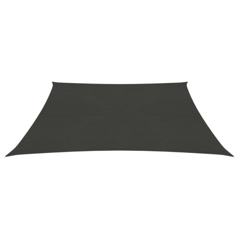 Voile toile d'ombrage parasol 160 g/m² 3/4 x 2 m pehd - Couleur au choix