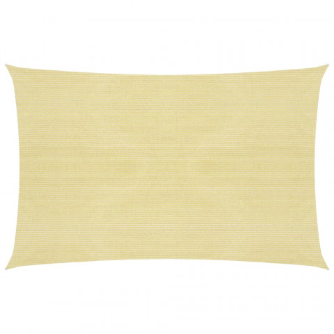 Voile d'ombrage 160 g/m² beige 2x2,5 m pehd