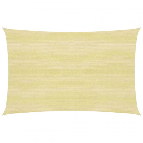 Voile d'ombrage 160 g/m² beige 3x4,5 m pehd