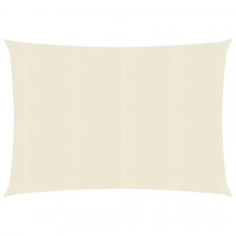 Voile d'ombrage 160 g/m² crème 3x4,5 m pehd