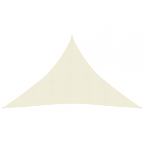 Voile d'ombrage 160 g/m² crème 5x5x6 m pehd