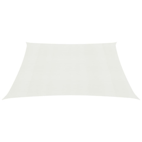 Voile d'ombrage 160 g/m² pehd 2,5 x 2,5 m blanc helloshop26 02_0008997