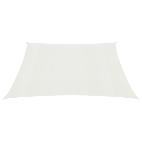 Voile d'ombrage 160 g/m² blanc 4,5x4,5 m pehd