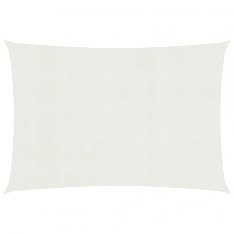 Voile d'ombrage 160 g/m² blanc 2,5x3 m pehd