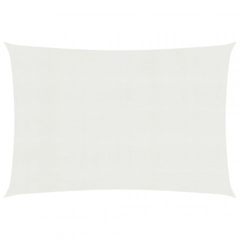 Voile d'ombrage 160 g/m² blanc 2,5x4 m pehd