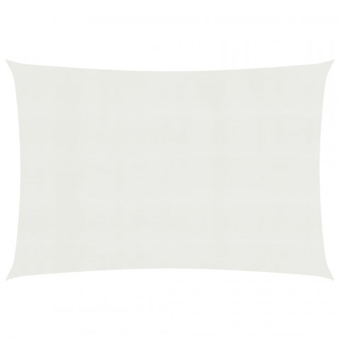 Voile d'ombrage 160 g/m² blanc 2,5x4,5 m pehd