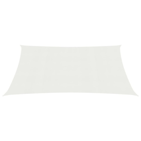 Voile d'ombrage 160 g/m² blanc 4x5 m pehd