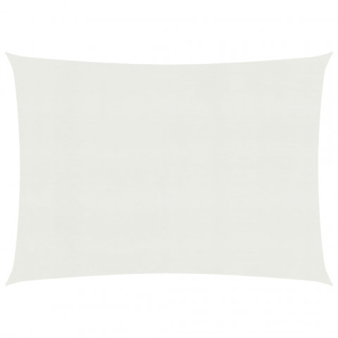 Voile d'ombrage 160 g/m² blanc 5x6 m pehd