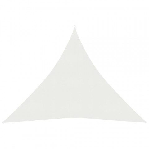 Voile d'ombrage 160 g/m² blanc 4,5x4,5x4,5 m pehd