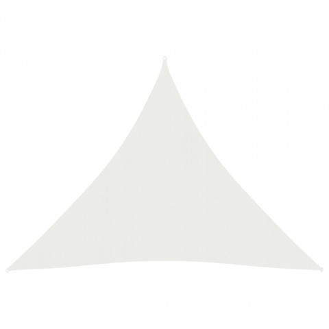 Voile d'ombrage 160 g/m² blanc 6x6x6 m pehd
