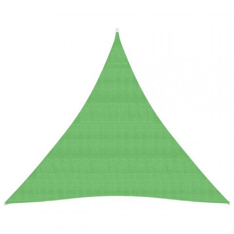 Voile d'ombrage 160 g/m² vert clair 4x4x4 m pehd