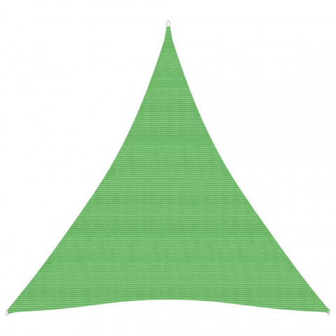 Voile d'ombrage 160 g/m² vert clair 5x6x6 m pehd