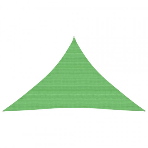 Voile d'ombrage 160 g/m² vert clair 5x5x6 m pehd