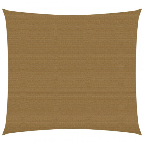 Voile d'ombrage 160 g/m² taupe 2x2,5 m pehd