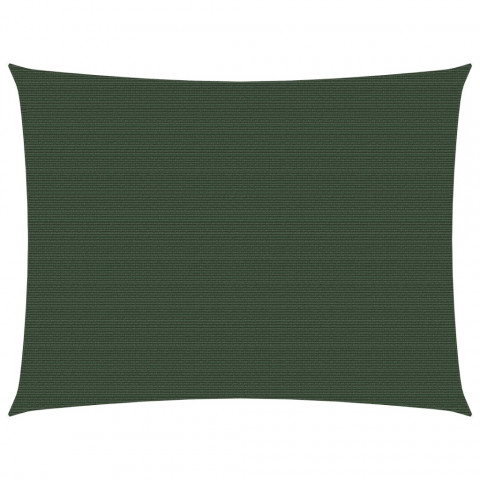 Voile d'ombrage 160 g/m² vert foncé 2x2,5 m pehd