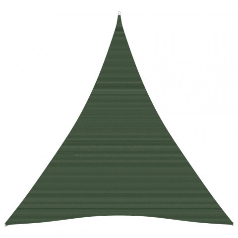 Voile d'ombrage 160 g/m² vert foncé 4x5x5 m pehd