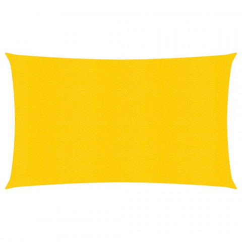 Voile d'ombrage 160 g/m² jaune 2x5 m pehd