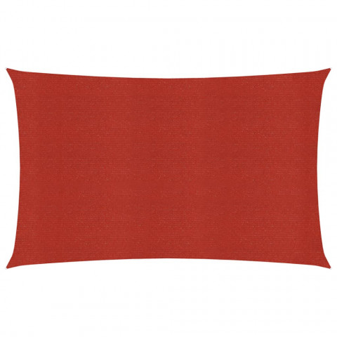 Voile d'ombrage 160 g/m² rouge 4x6 m pehd