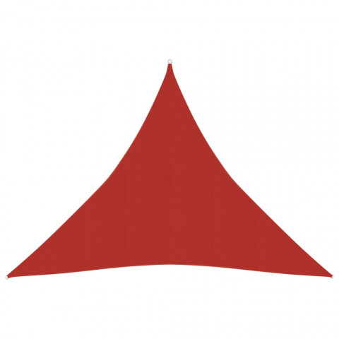 Voile d'ombrage 160 g/m² rouge 4x4x4 m pehd