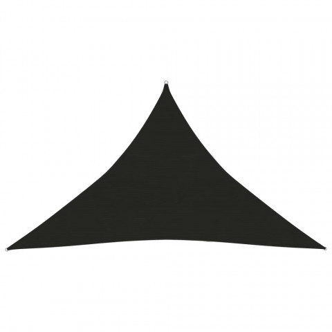 Voile d'ombrage 160 g/m² noir 3x3x4,2 m pehd