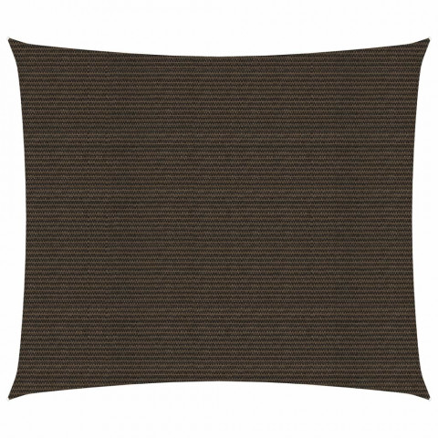 Voile d'ombrage 160 g/m² marron 2x2,5 m pehd