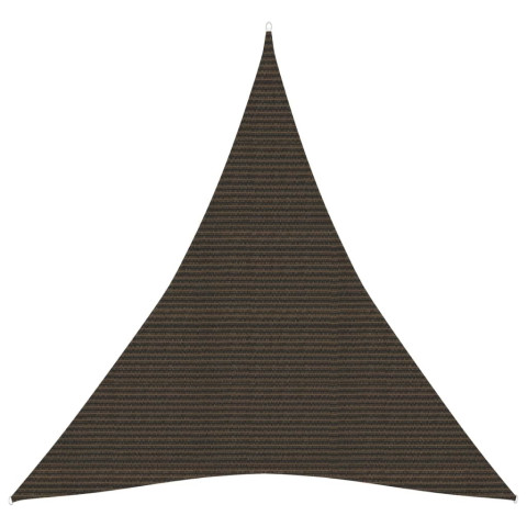 Voile toile d'ombrage parasol triangulaire 160 g/m² pehd 4 x 5 x 5 m - Couleur au choix