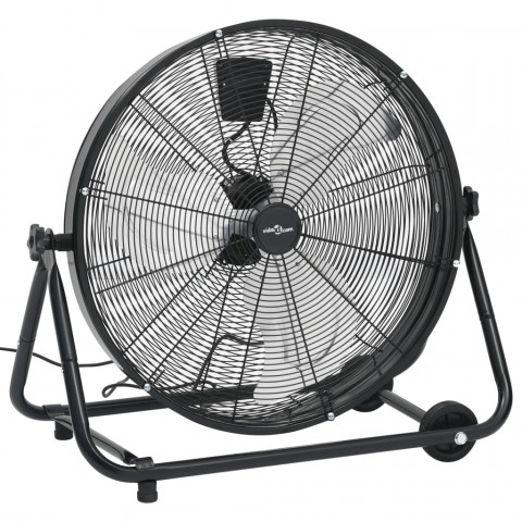 Ventilateur à tambour industriel 60 cm 180 w noir