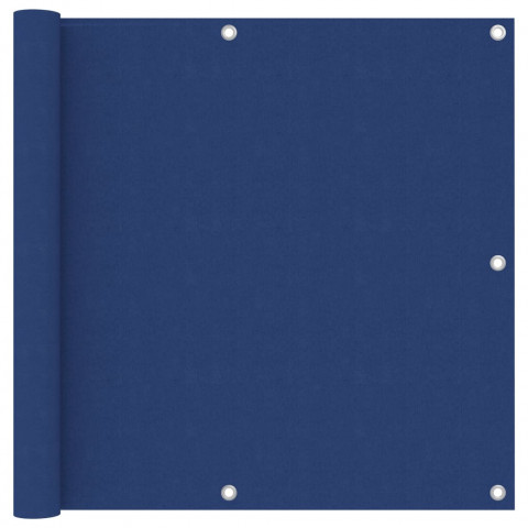 Écran de balcon bleu 90x600 cm tissu oxford