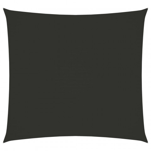 Voile de parasol tissu oxford carré 3x3 m anthracite