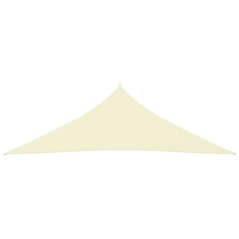 Voile toile d'ombrage parasol tissu oxford triangulaire 3,5 x 3,5 x 4,9 m - Couleur au choix
