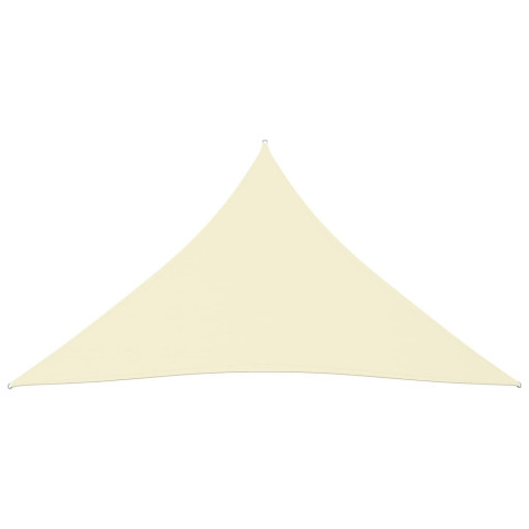 Voile d'ombrage parasol tissu oxford triangulaire 4 x 5 x 5 m - Couleur au choix