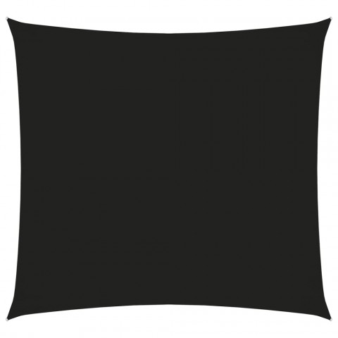 Voile de parasol tissu oxford carré 3,6x3,6 m noir