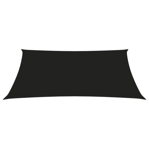 Voile toile d'ombrage parasol tissu oxford rectangulaire 2 x 3 m noir helloshop26 02_0009598