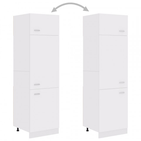 Armoire de réfrigérateur 60x57x207 cm aggloméré - Couleur au choix
