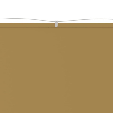 Auvent vertical 140 x 270 cm tissu oxford beige helloshop26 02_0007526