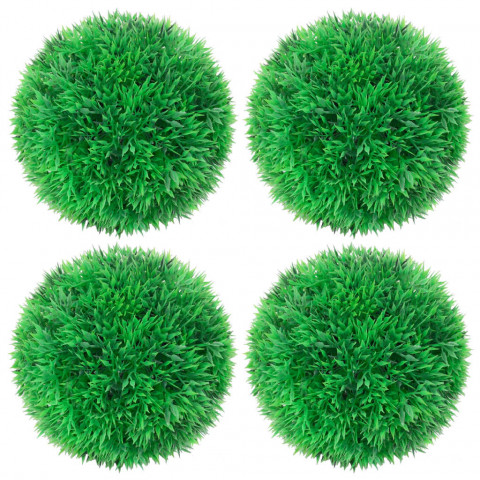 Boules de buis artificielles 4 pcs 12 cm