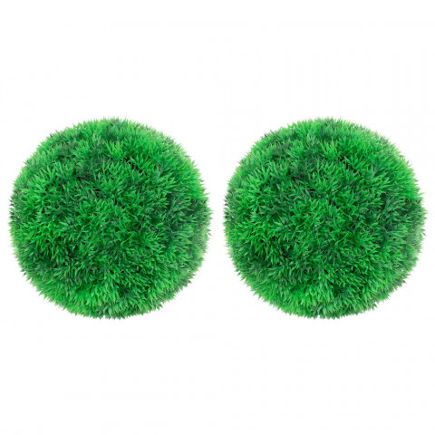 Boules de buis artificielles 2 pcs 22 cm